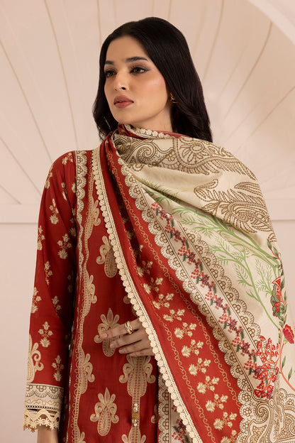 Embroidered Shirt Shalwar Dupatta - 0206