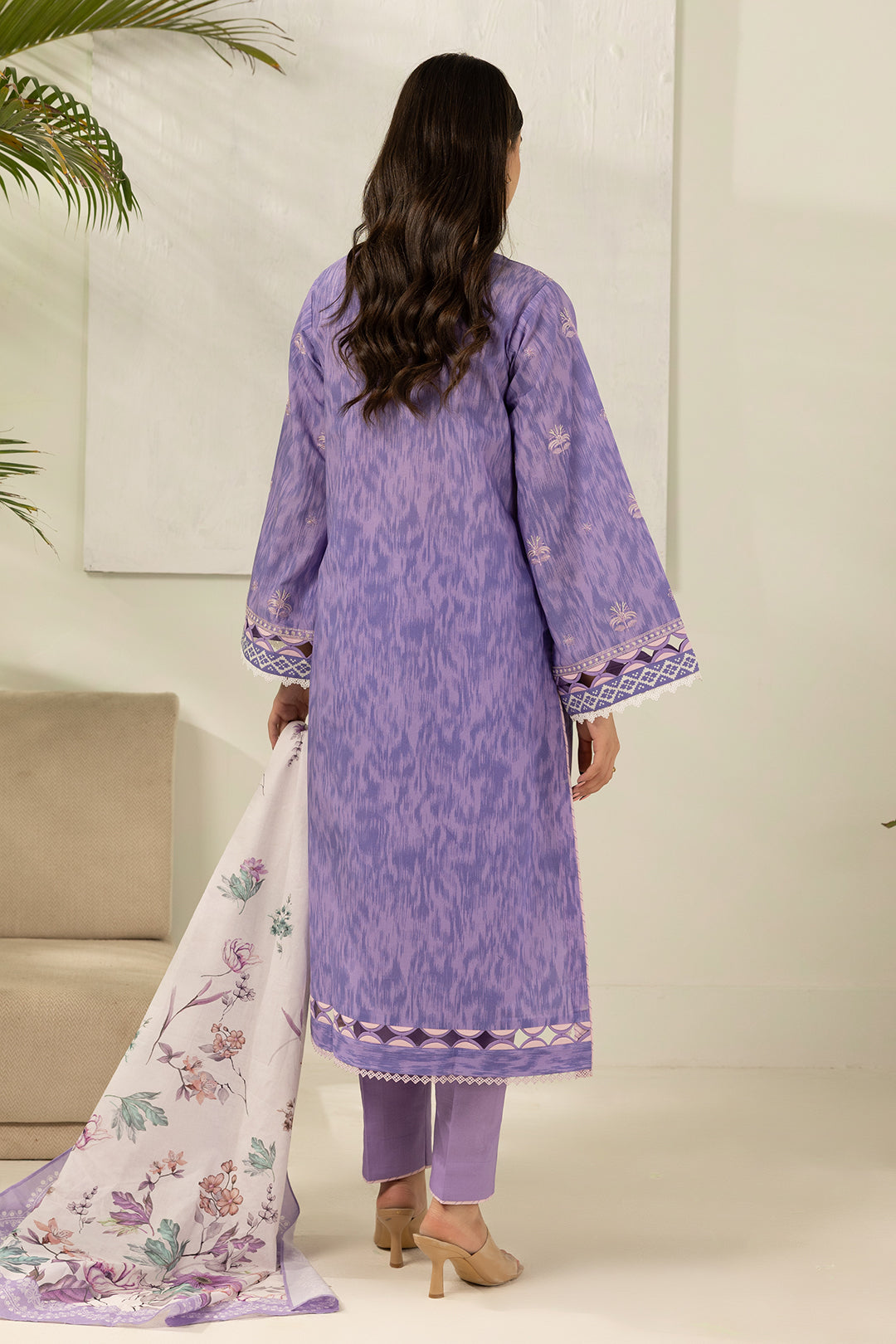 Embroidered Shirt Shalwar Dupatta - 0207