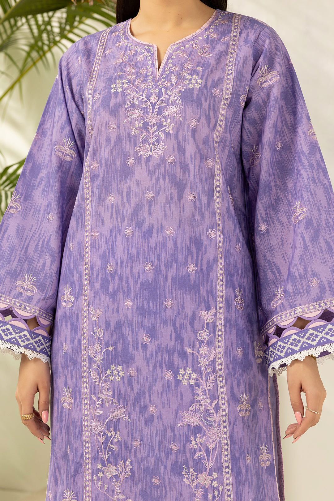 Embroidered Shirt Shalwar Dupatta - 0207