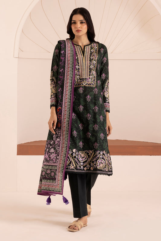Embroidered Shirt Shalwar Dupatta - 0208
