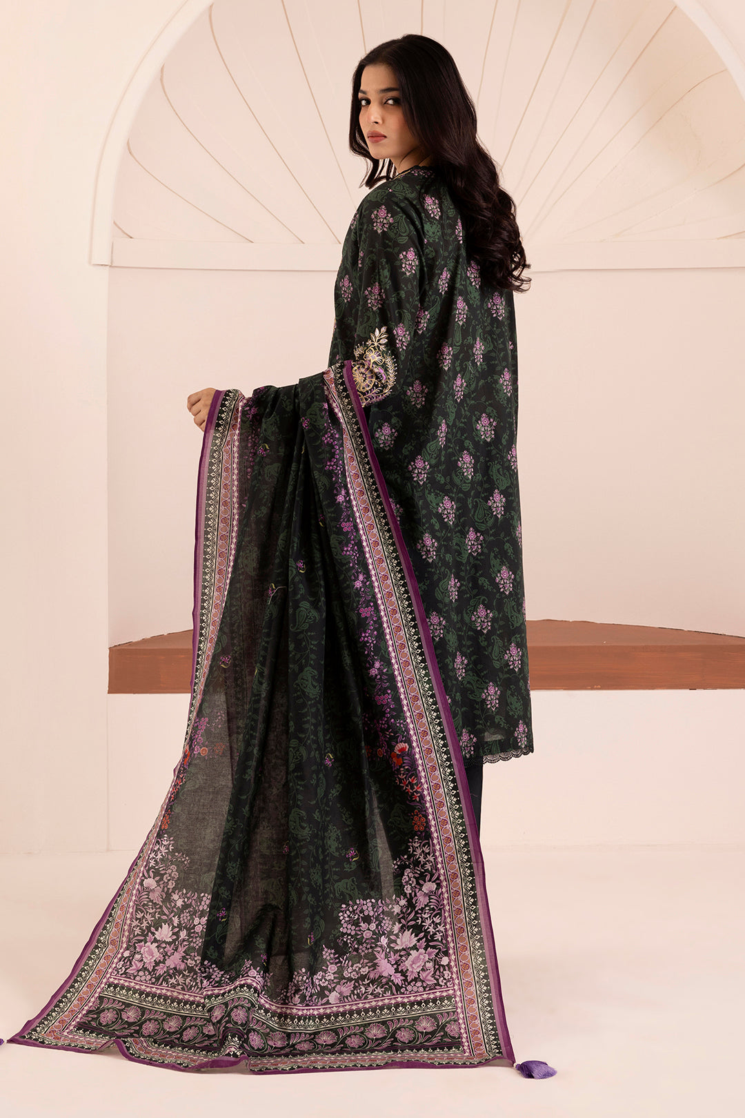 Embroidered Shirt Shalwar Dupatta - 0208