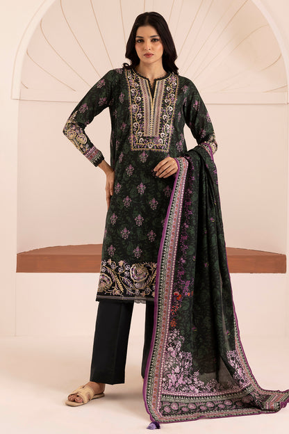 Embroidered Shirt Shalwar Dupatta - 0208
