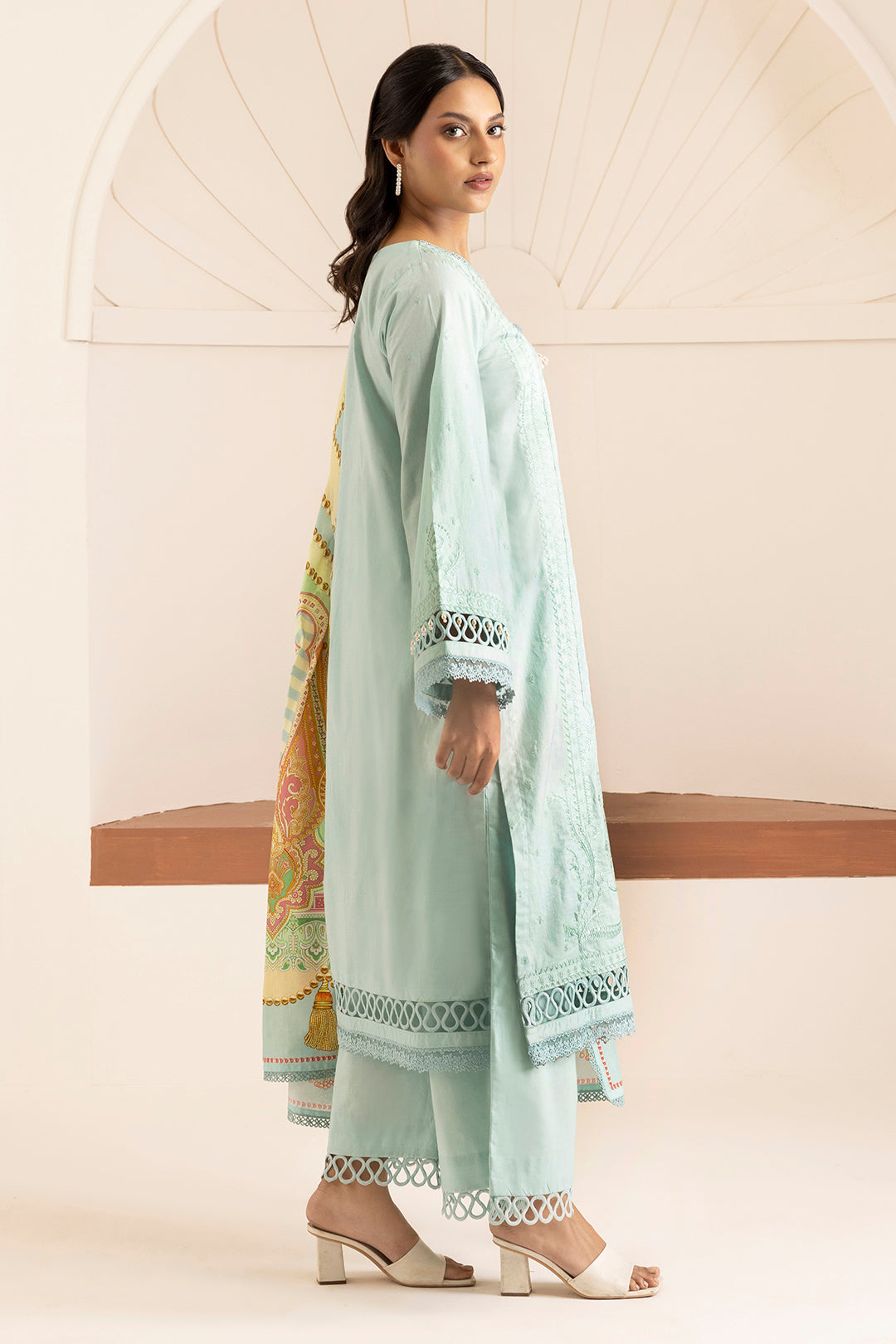 Embroidered Shirt Shalwar Dupatta - 0209