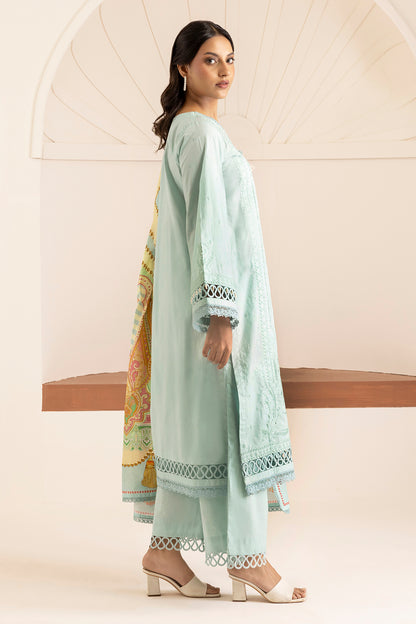 Embroidered Shirt Shalwar Dupatta - 0209