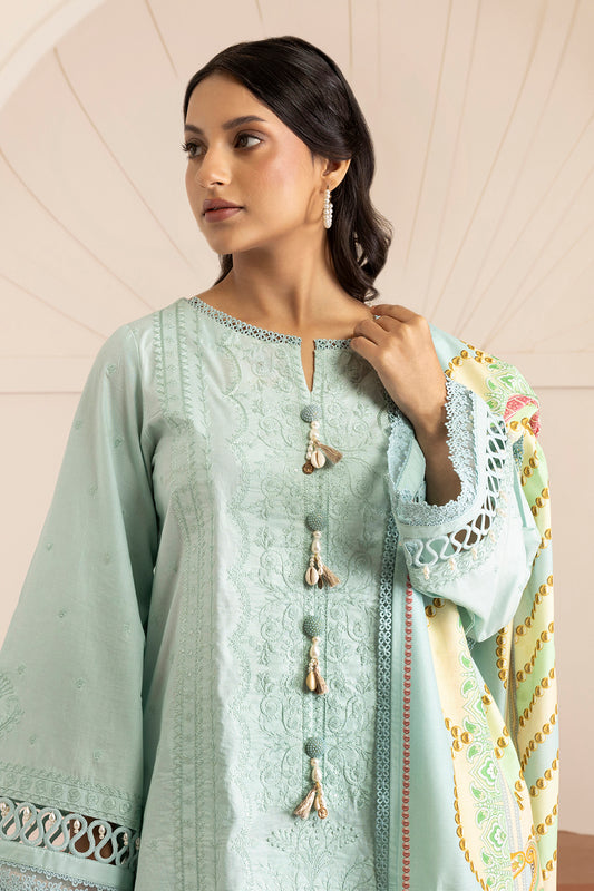 Embroidered Shirt Shalwar Dupatta - 0209