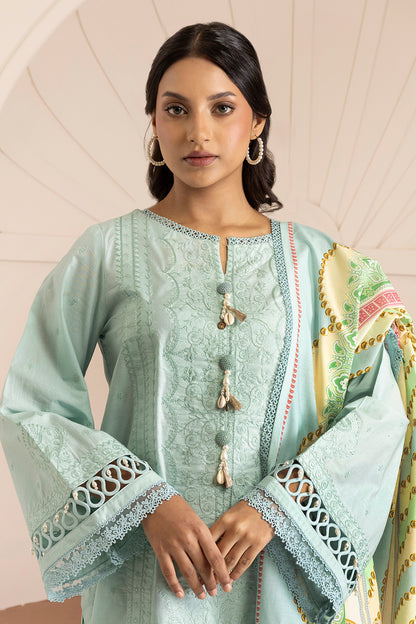 Embroidered Shirt Shalwar Dupatta - 0209