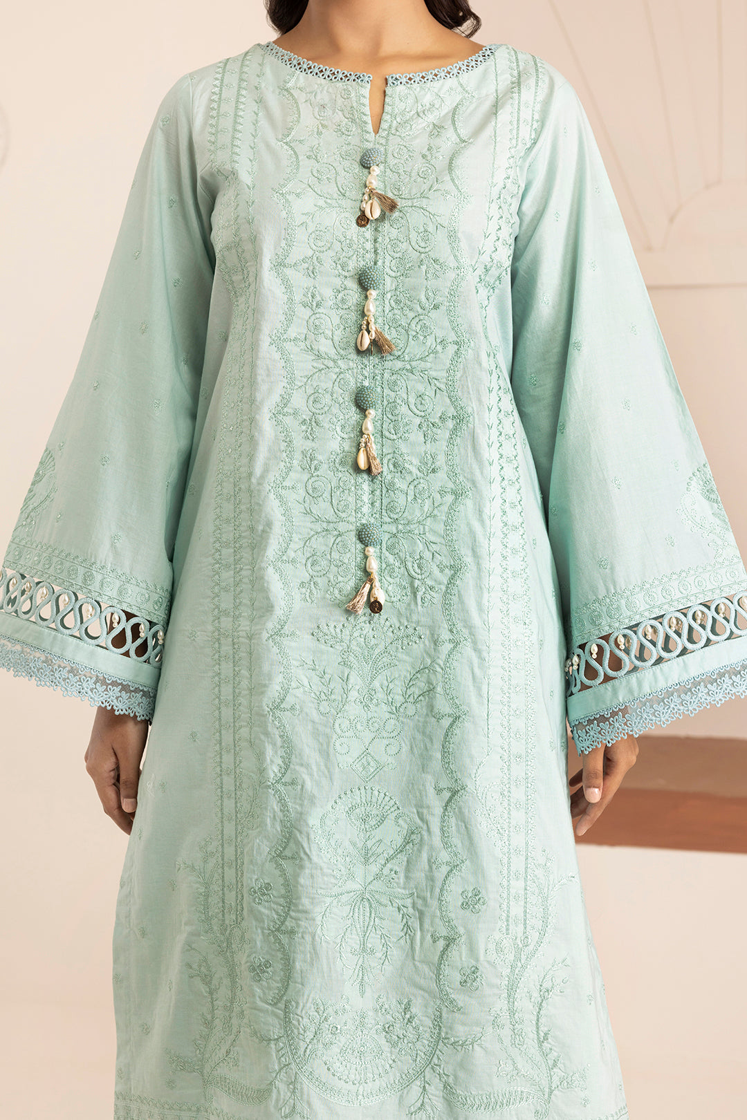 Embroidered Shirt Shalwar Dupatta - 0209