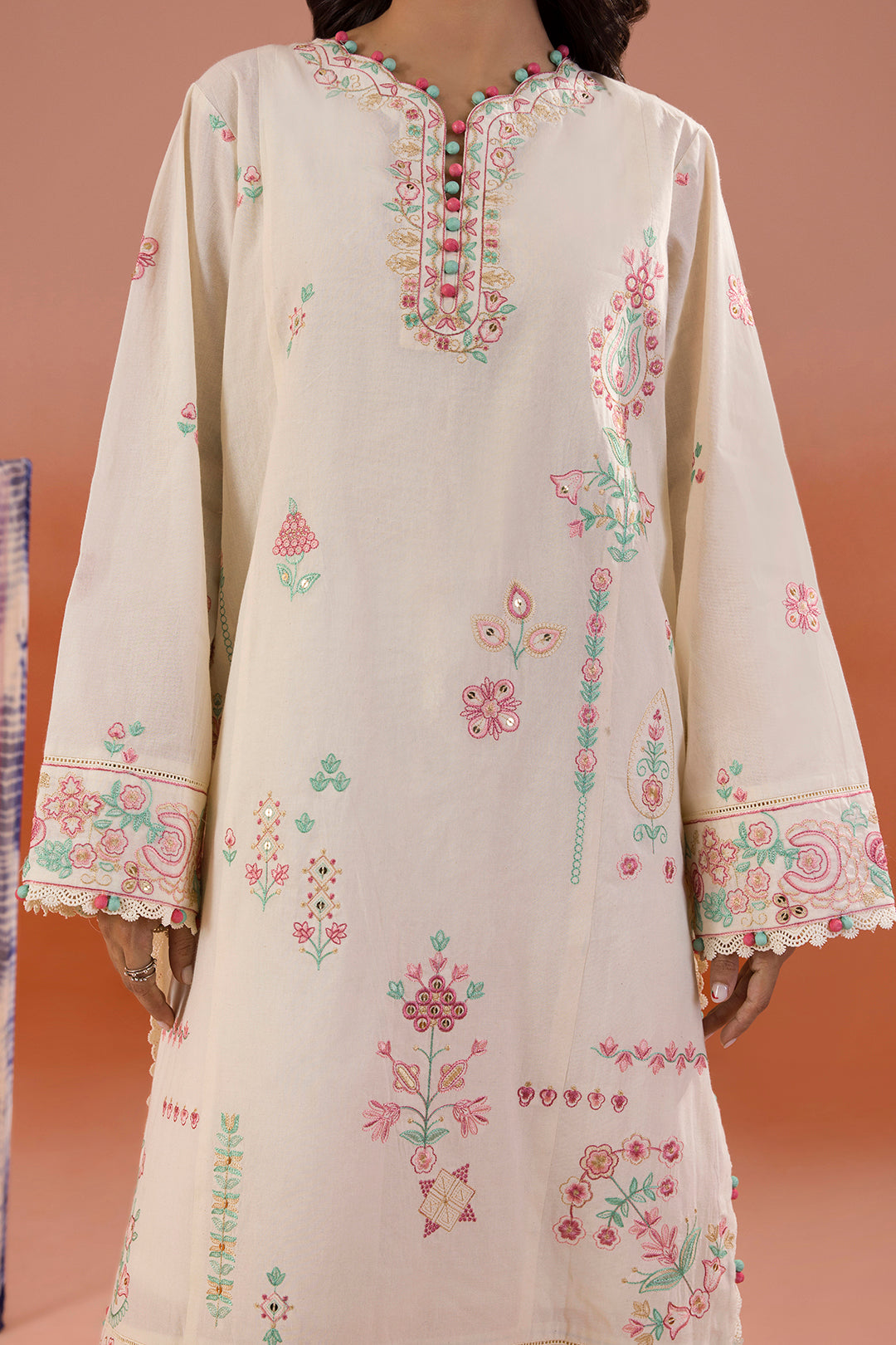 Embroidered Shirt Shalwar Dupatta - 0211