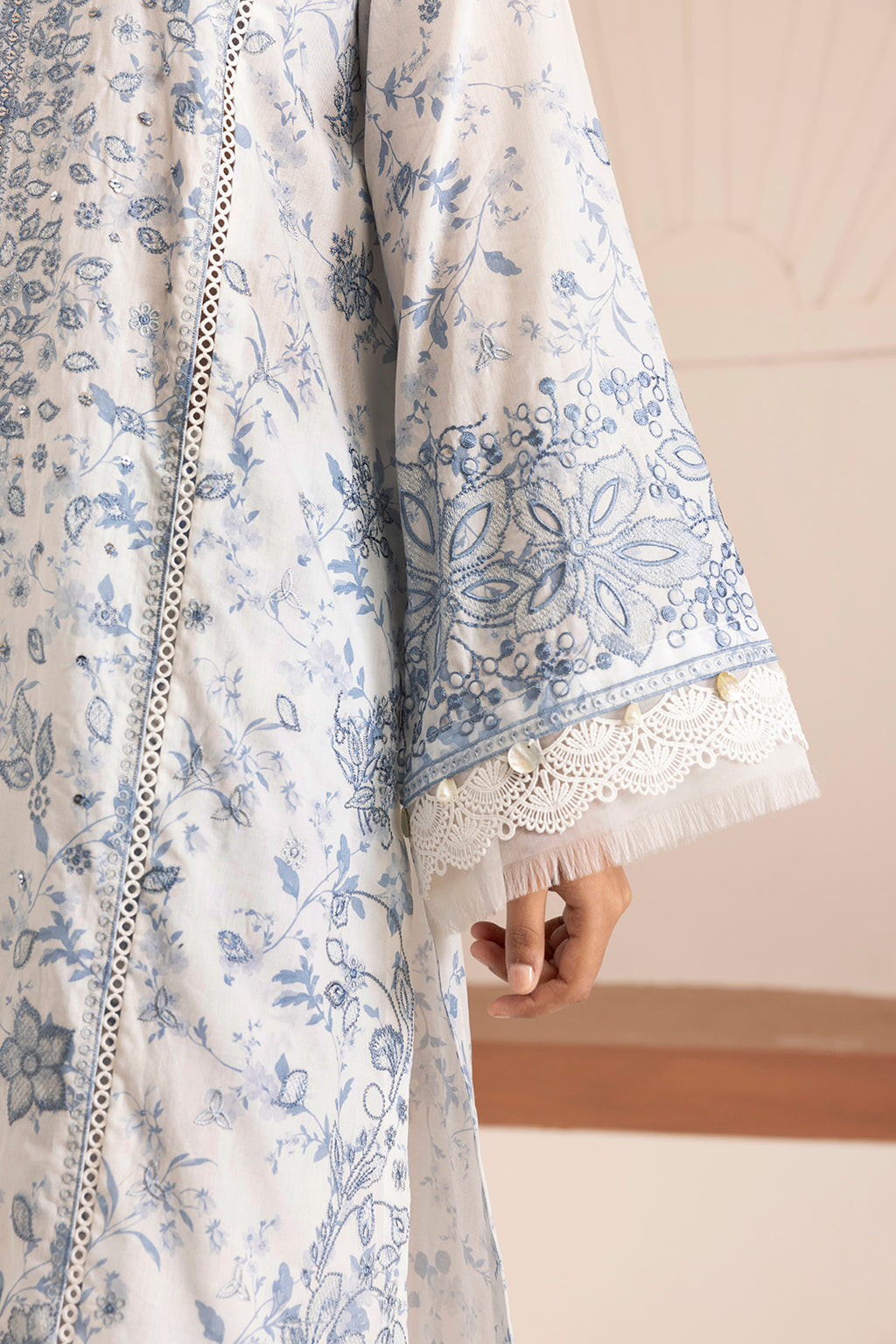 Embroidered Shirt Shalwar Dupatta - 0213