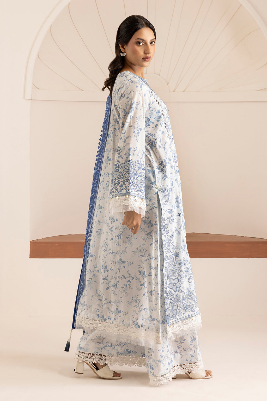 Embroidered Shirt Shalwar Dupatta - 0213