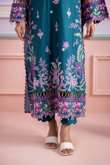 Embroidered Shirt Shalwar Dupatta - 0214