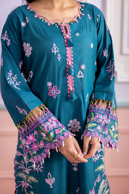 Embroidered Shirt Shalwar Dupatta - 0214