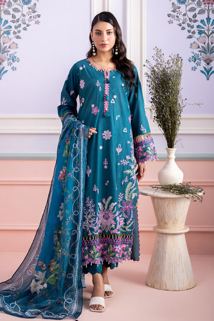 Embroidered Shirt Shalwar Dupatta - 0214