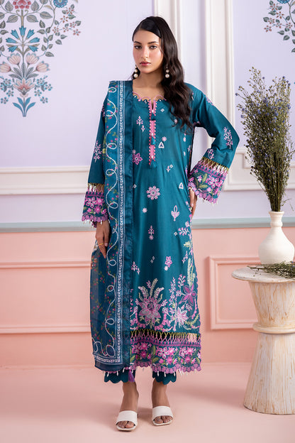 Embroidered Shirt Shalwar Dupatta - 0214