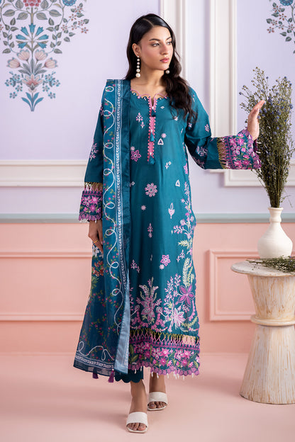 Embroidered Shirt Shalwar Dupatta - 0214