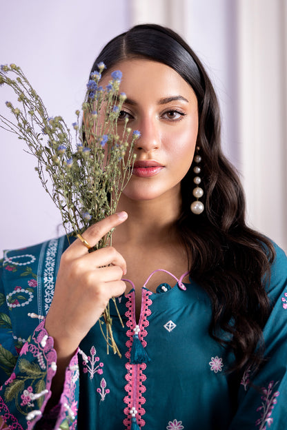 Embroidered Shirt Shalwar Dupatta - 0214