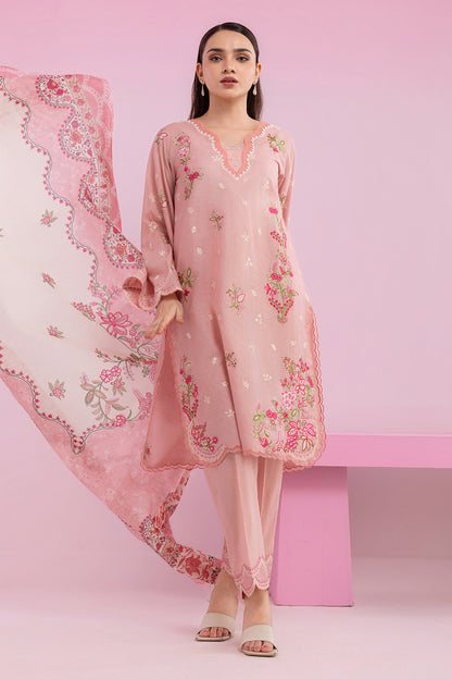 Embroidered Shirt Shalwar Dupatta - 0216