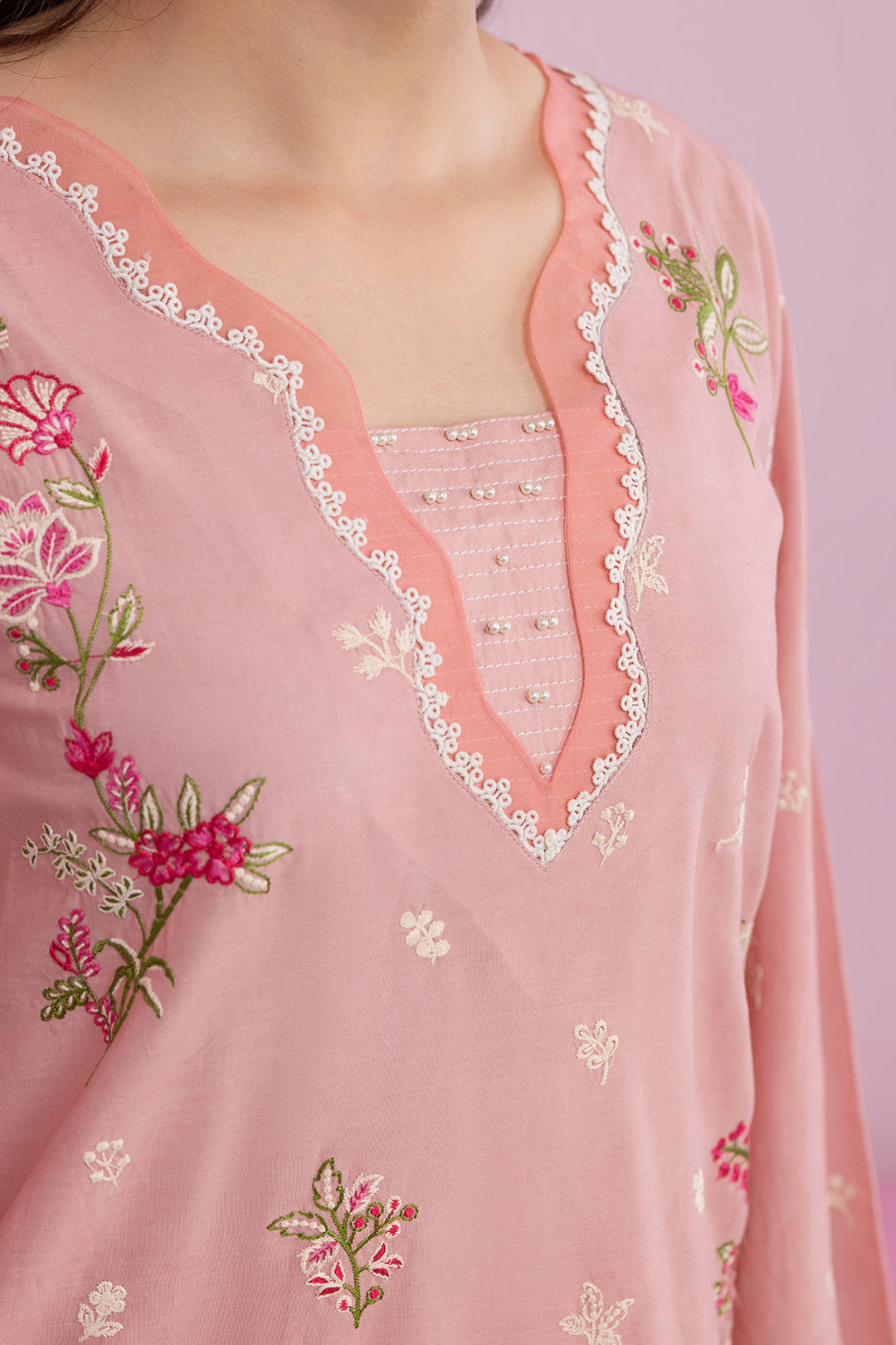 Embroidered Shirt Shalwar Dupatta - 0216