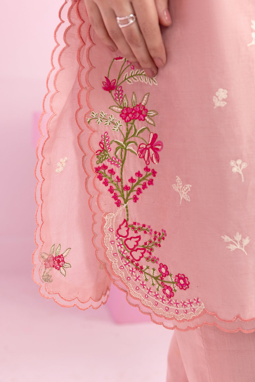 Embroidered Shirt Shalwar Dupatta - 0216