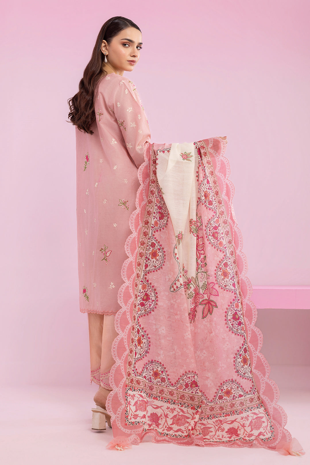 Embroidered Shirt Shalwar Dupatta - 0216
