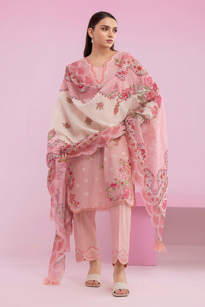 Embroidered Shirt Shalwar Dupatta - 0216