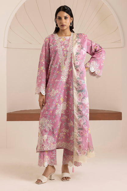 Embroidered Shirt Shalwar Dupatta - 0217