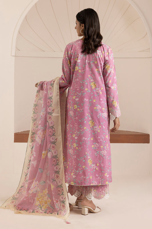 Embroidered Shirt Shalwar Dupatta - 0217