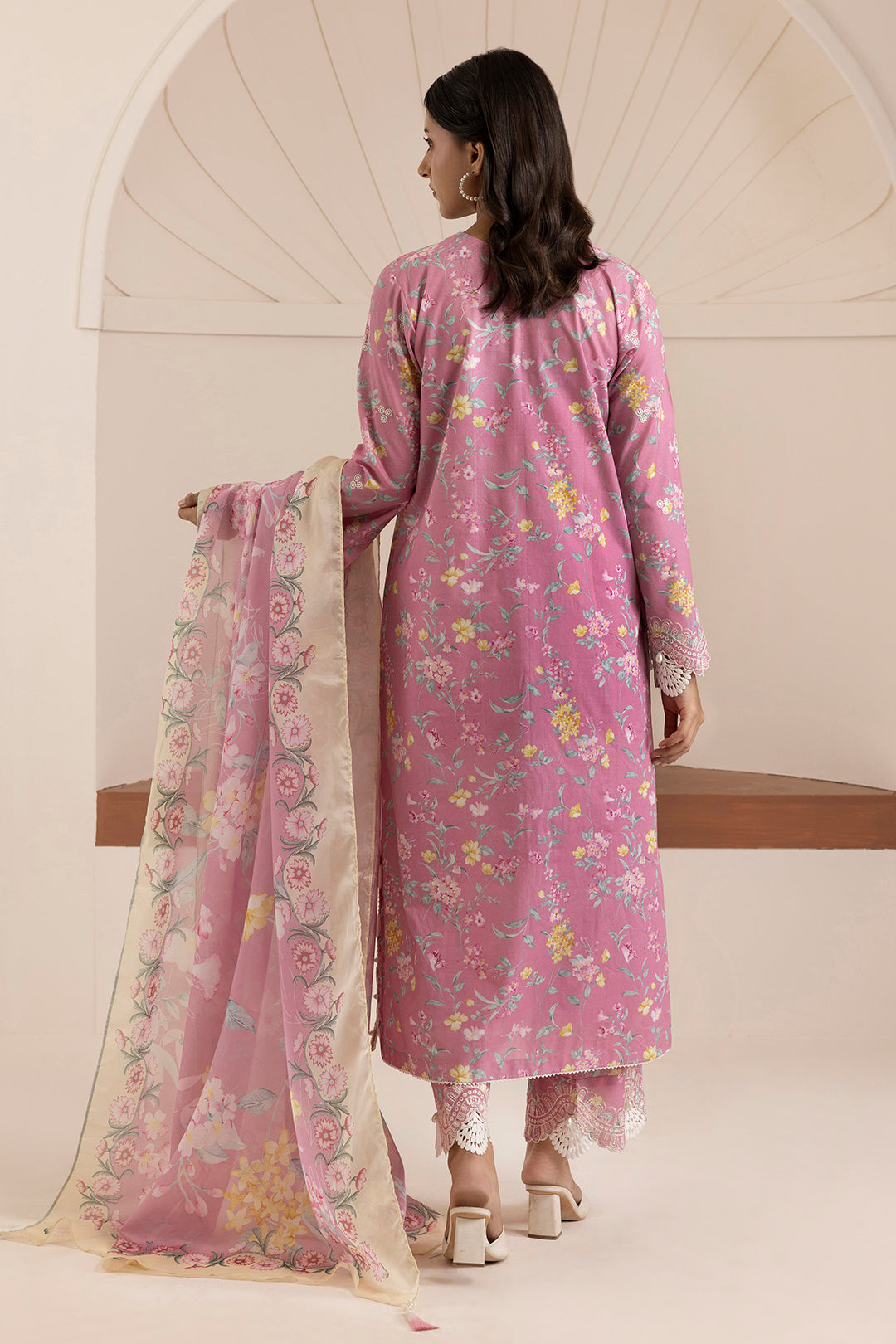 Embroidered Shirt Shalwar Dupatta - 0217