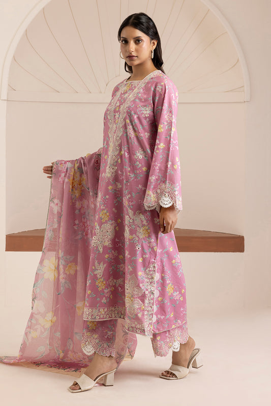 Embroidered Shirt Shalwar Dupatta - 0217