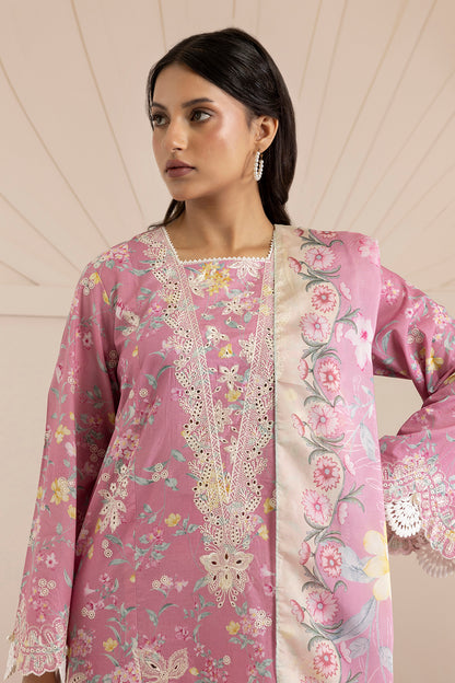 Embroidered Shirt Shalwar Dupatta - 0217