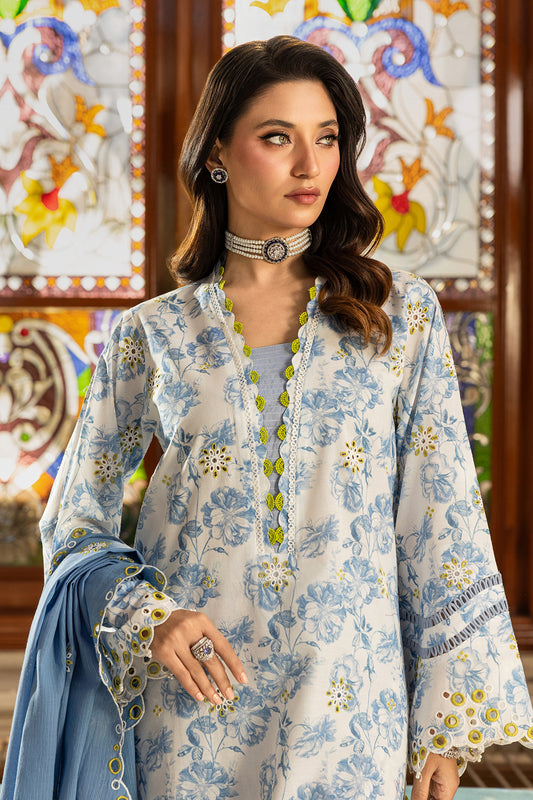 Embroidered Shirt Shalwar Dupatta - 4001