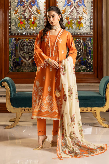 Embroidered Shirt Shalwar Dupatta - 4002