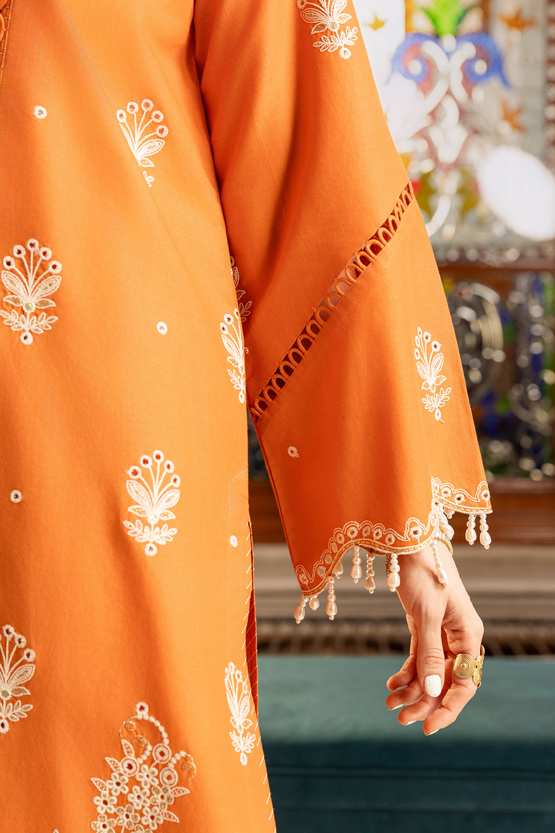 Embroidered Shirt Shalwar Dupatta - 4002