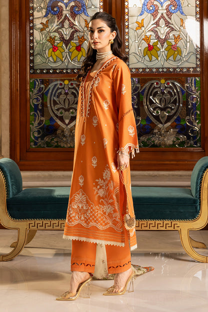 Embroidered Shirt Shalwar Dupatta - 4002