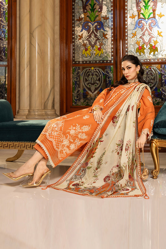 Embroidered Shirt Shalwar Dupatta - 4002