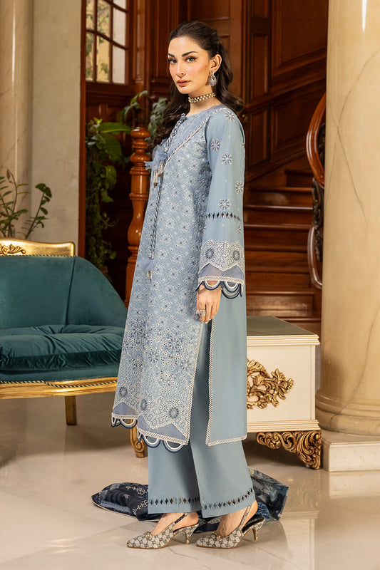 Embroidered Shirt Shalwar Dupatta - 4003