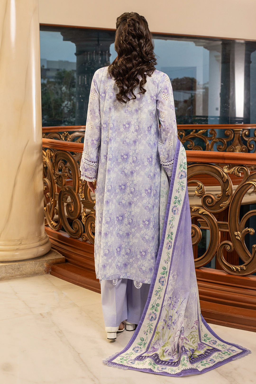 Embroidered Shirt Shalwar Dupatta - 4004