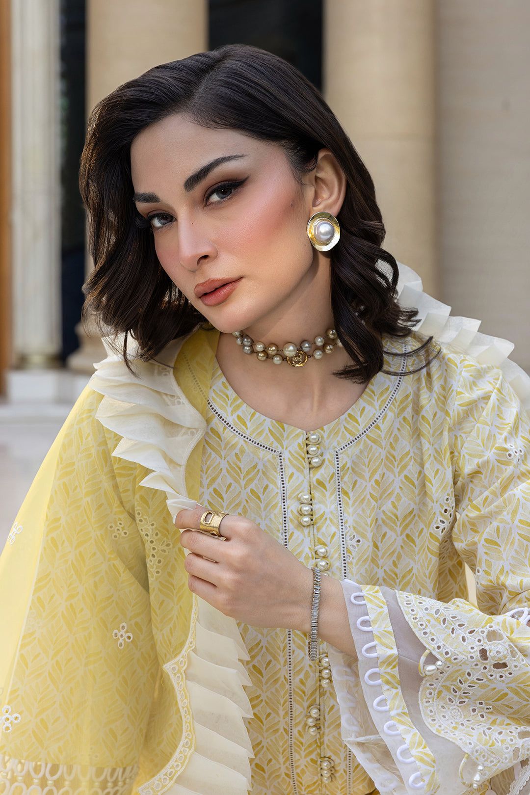 Embroidered Shirt Shalwar Dupatta - 4005
