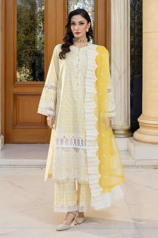 Embroidered Shirt Shalwar Dupatta - 4005