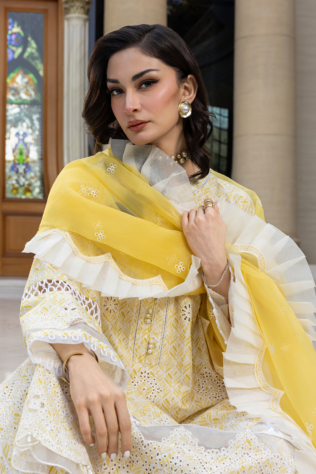 Embroidered Shirt Shalwar Dupatta - 4005