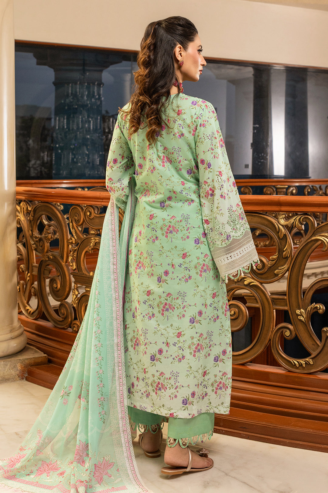 Embroidered Shirt Shalwar Dupatta - 4006