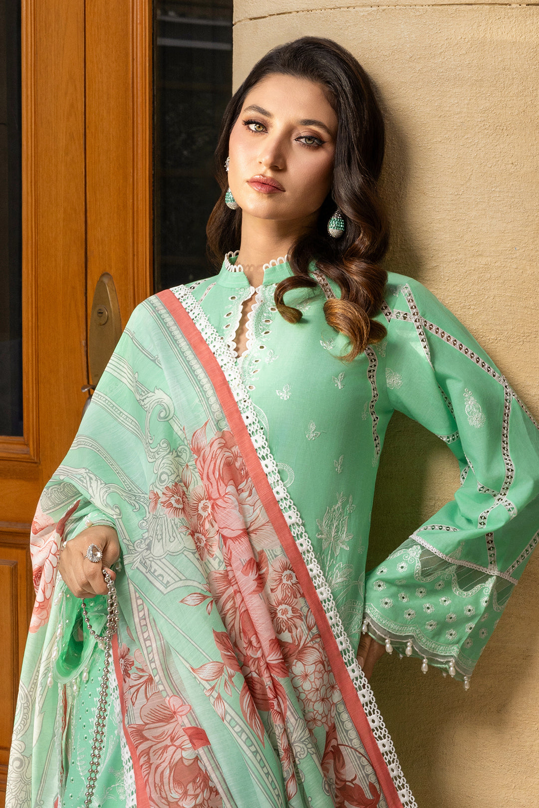 Embroidered Shirt Shalwar Dupatta - 4007