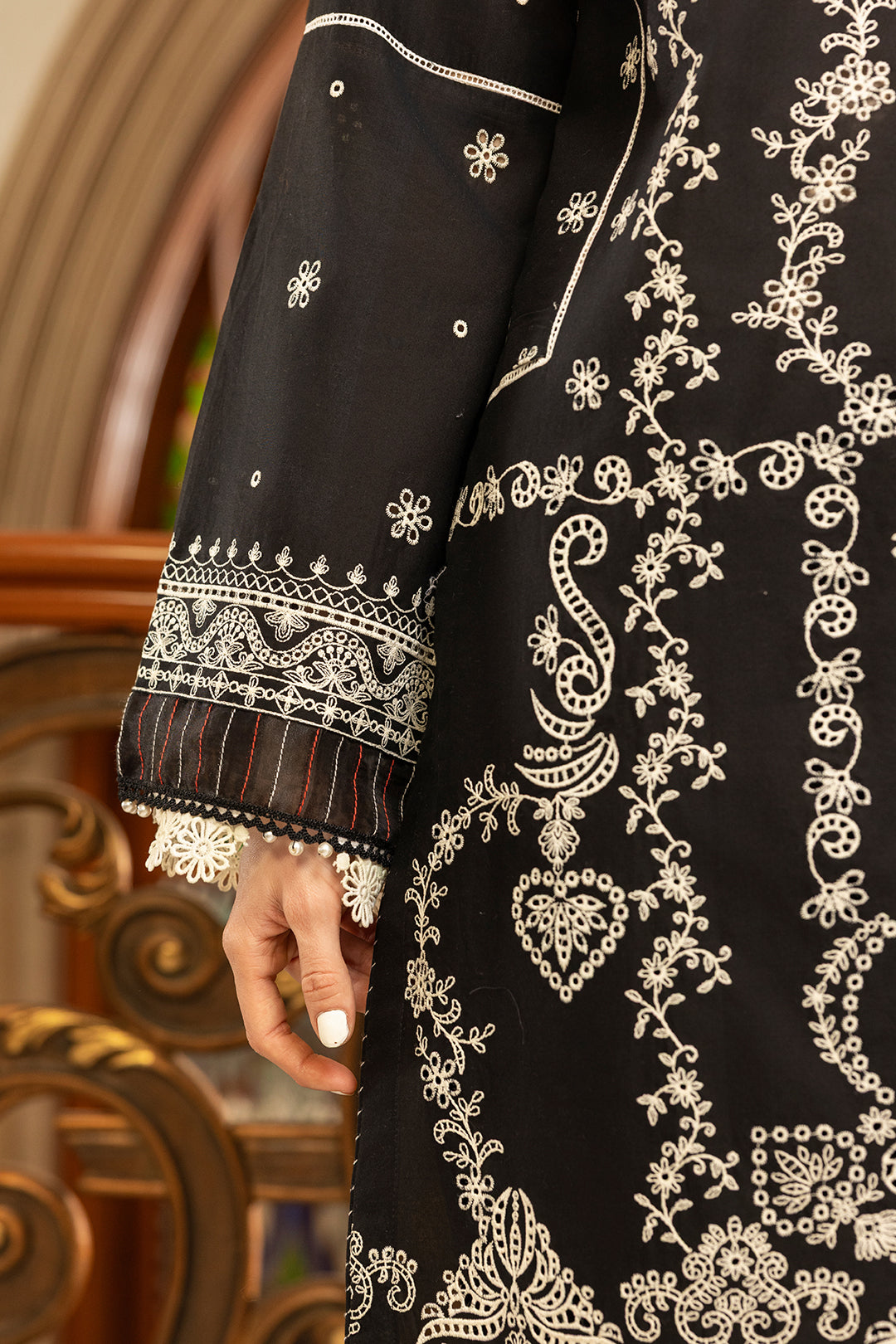 Embroidered Shirt Shalwar Dupatta - 0468