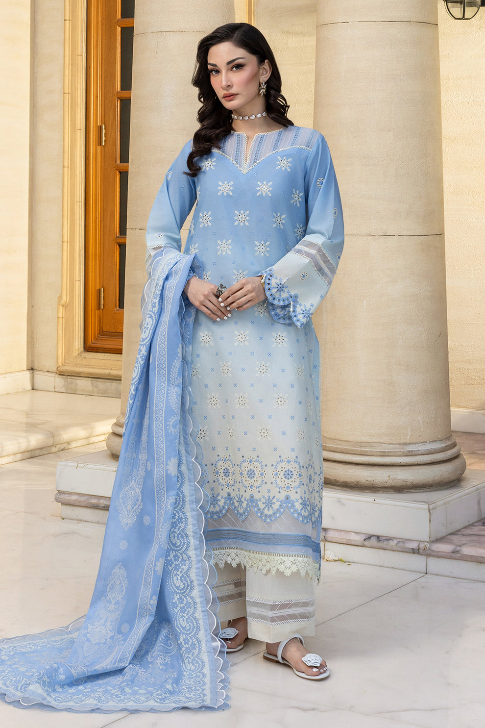 Light blue Unstitched for Women