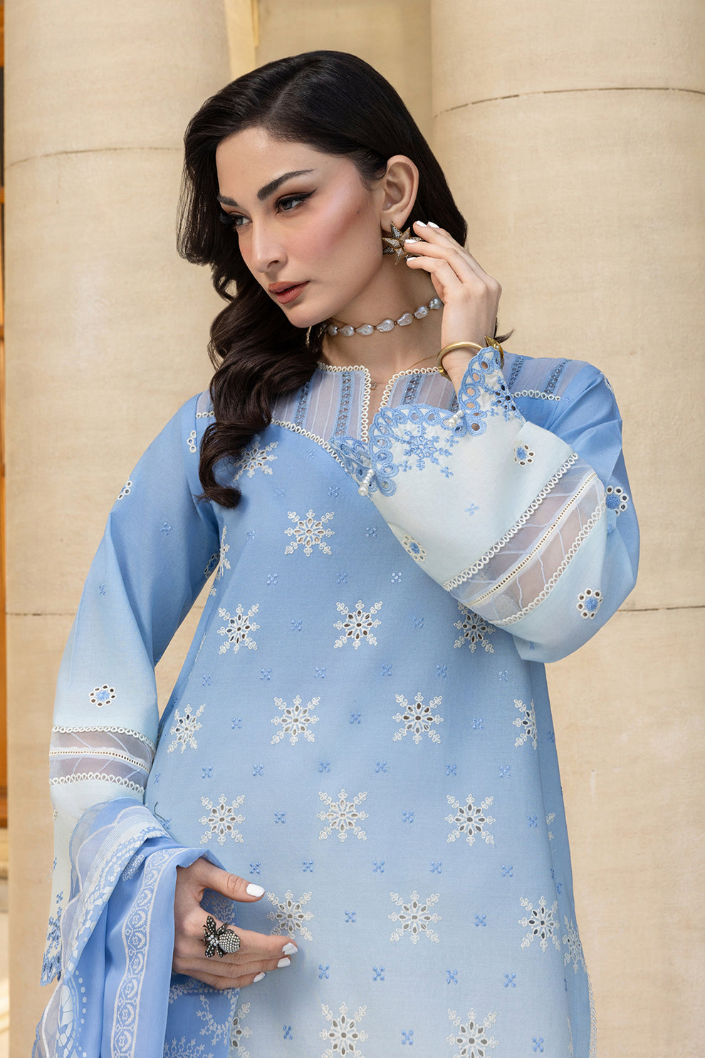 Light blue Unstitched for Women