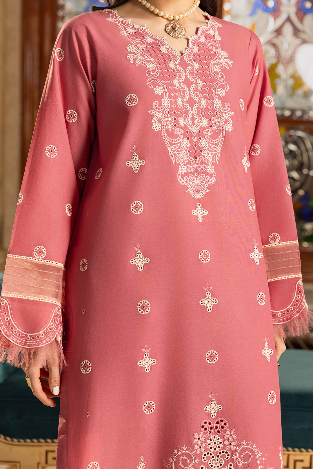 Embroidered Shirt Shalwar Dupatta - 4010