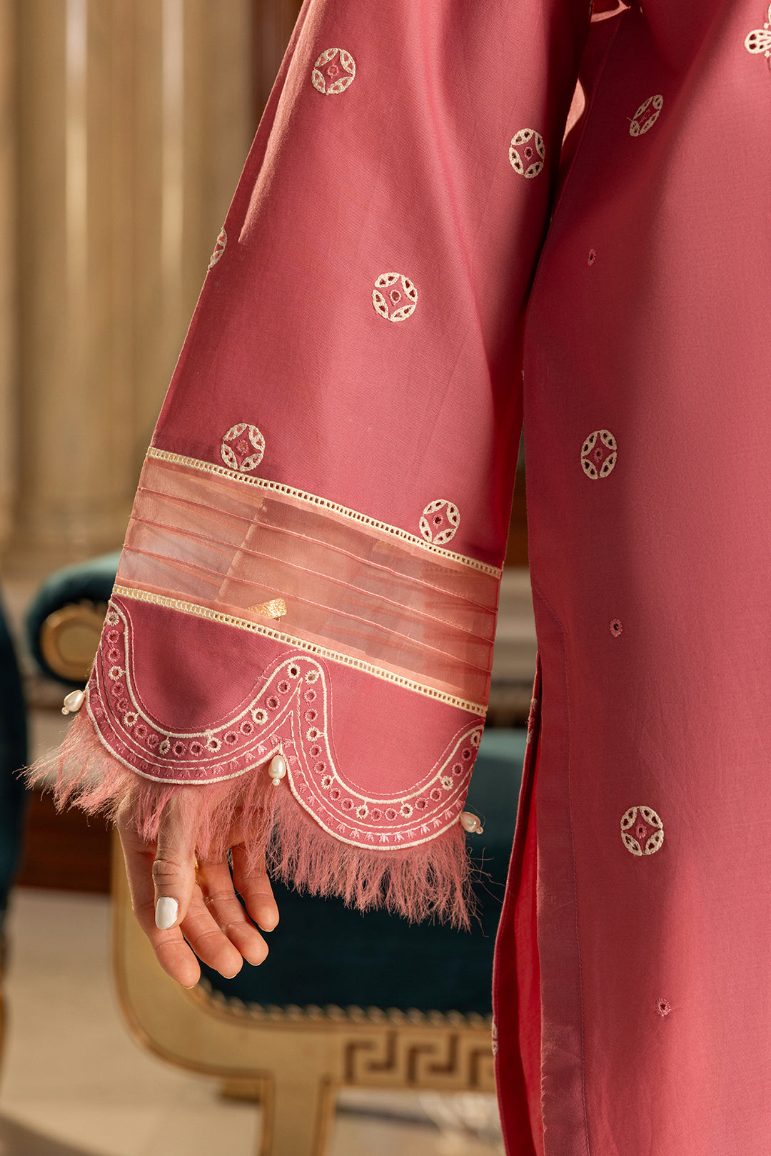 Embroidered Shirt Shalwar Dupatta - 4010