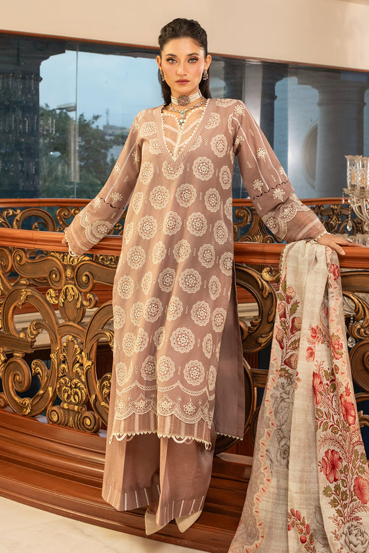 Embroidered Shirt Shalwar Dupatta - 4011