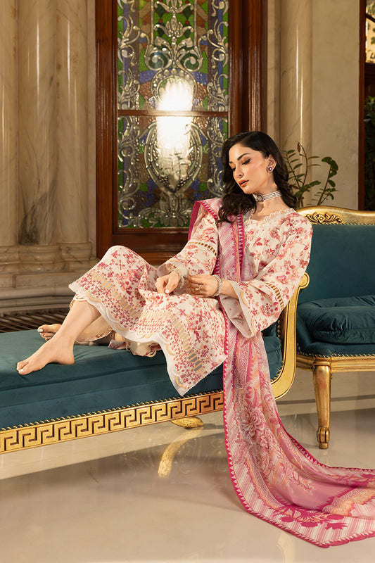 Embroidered Shirt Shalwar Dupatta - 4012