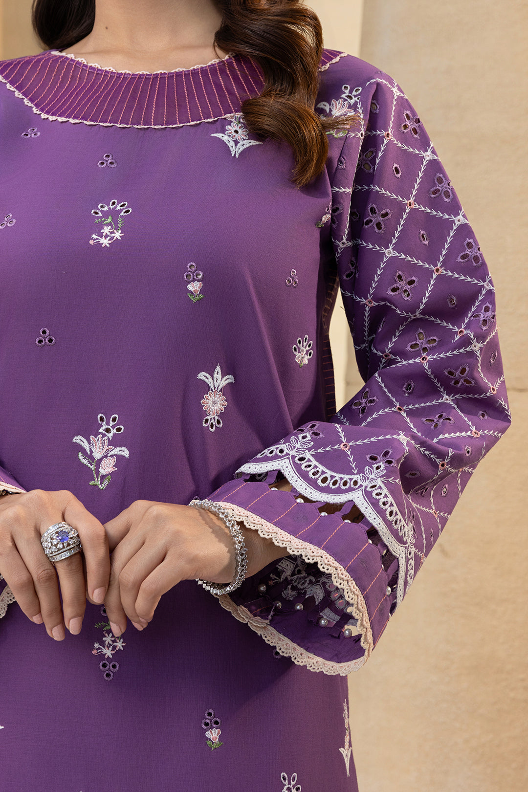 Embroidered Shirt Shalwar Dupatta - 4014